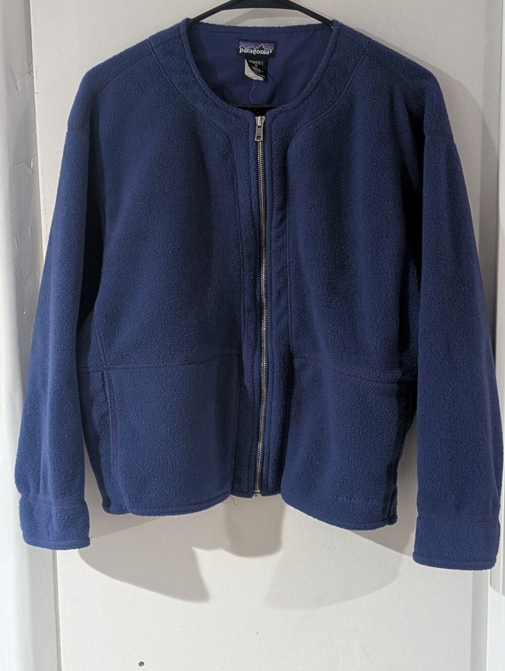 Vintage Patagonia Deep Blue Full-Zip Fleece Jacket